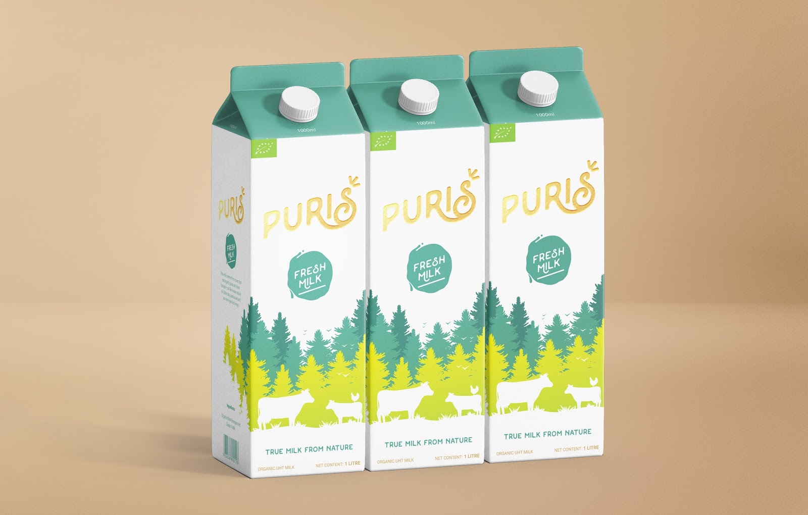 烟台牛奶包装设计(图3)