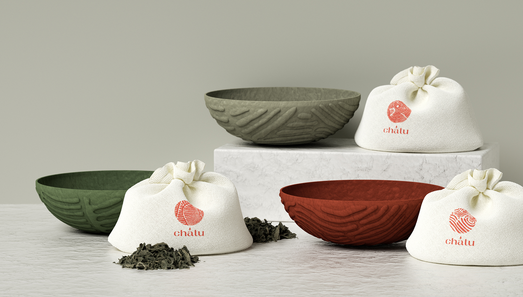 纸浆压模做的茶叶包装非常环保(图7)