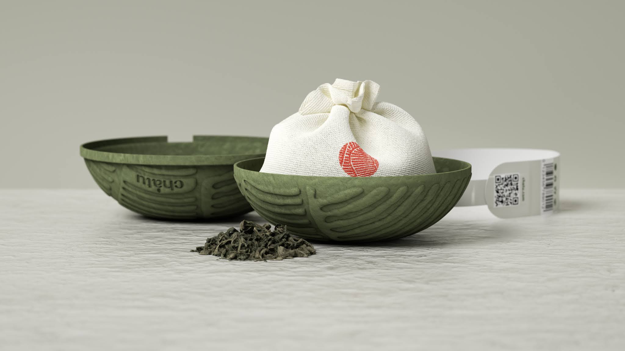 纸浆压模做的茶叶包装非常环保(图11)