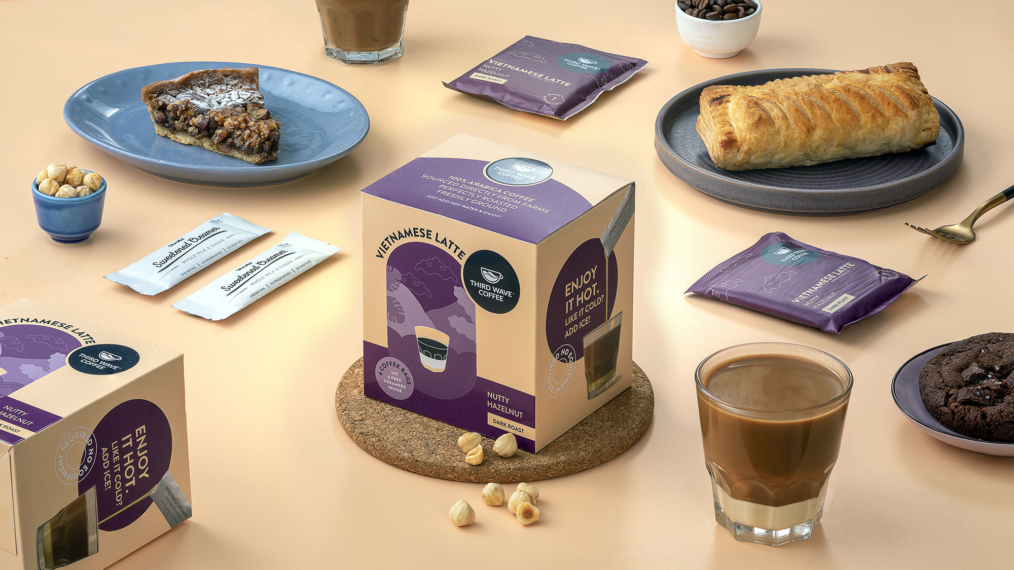 越南拿铁速溶咖啡包装这样设计(图6)