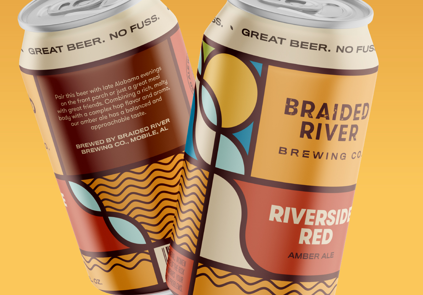 精酿灌装啤酒包装这样设计很有美感(图4)