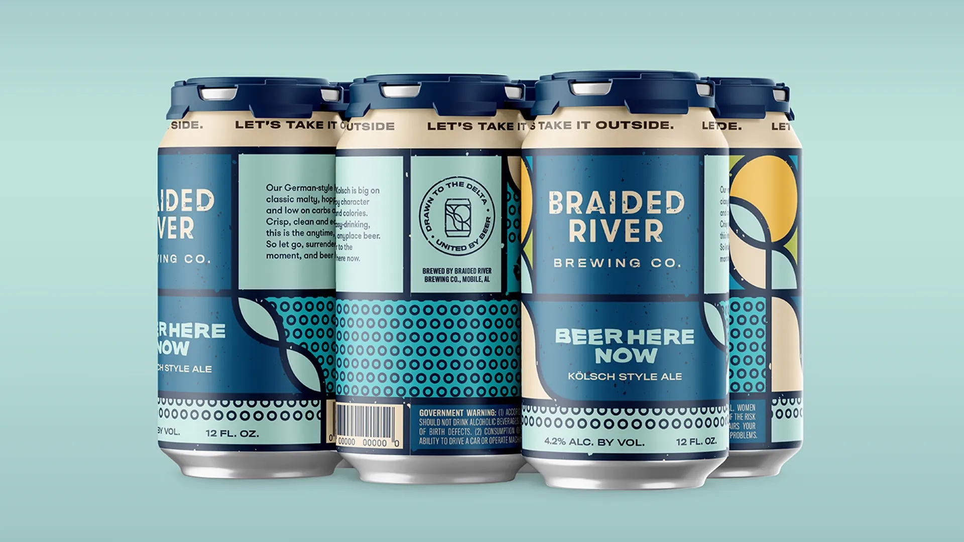 精酿灌装啤酒包装这样设计很有美感(图1)