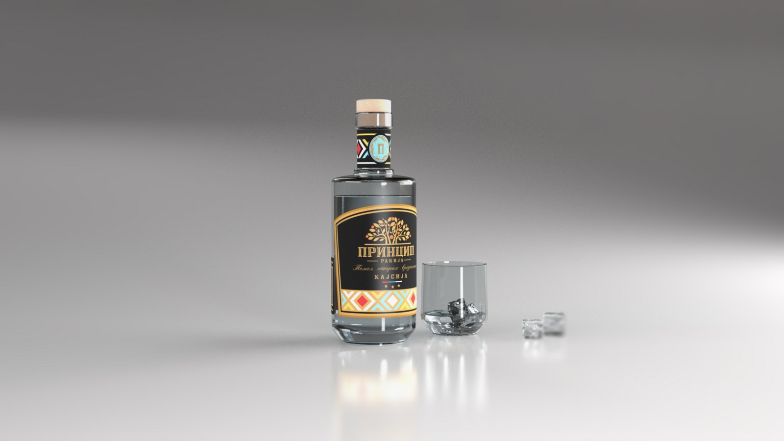 PRINCIP白兰地酒包装设计参考(图2)