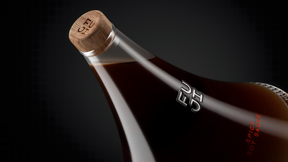 富士高级酱油包装设计(图4)