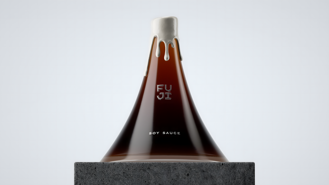 富士高级酱油包装设计(图2)