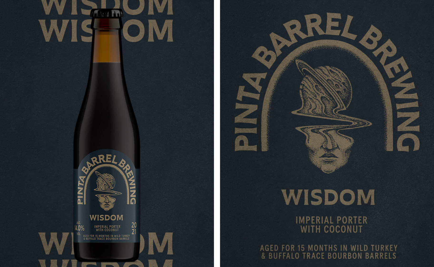 PINTA Barrel Brewing啤酒视觉识别包装设计(图2)