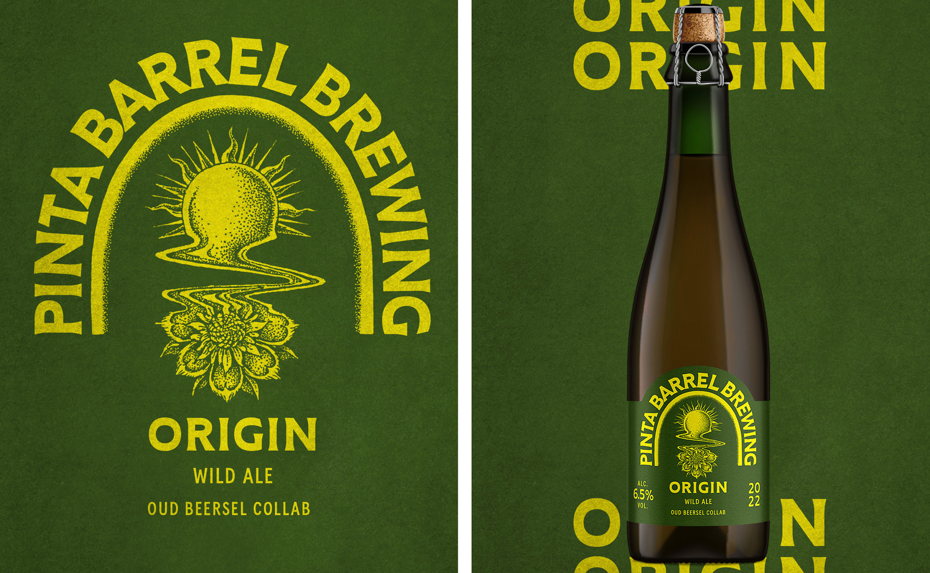 PINTA Barrel Brewing啤酒视觉识别包装设计(图6)