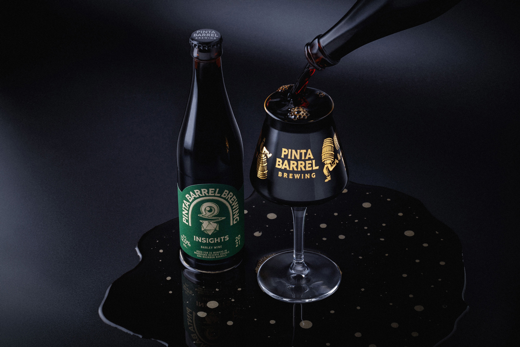 PINTA Barrel Brewing啤酒视觉识别包装设计(图7)