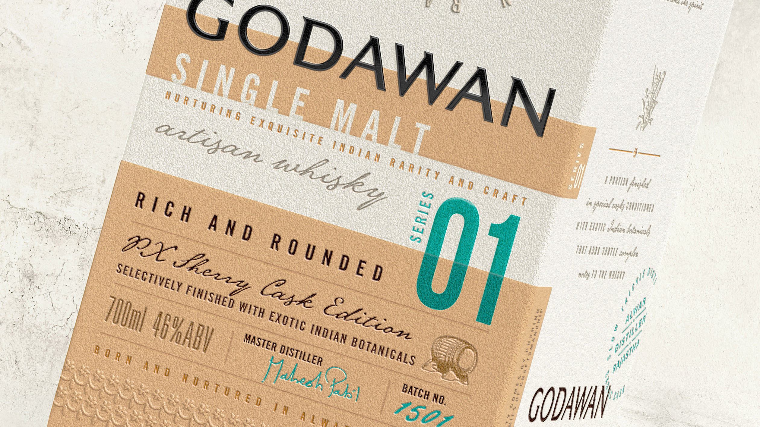 Godawan麦芽威士忌包装设计(图3)