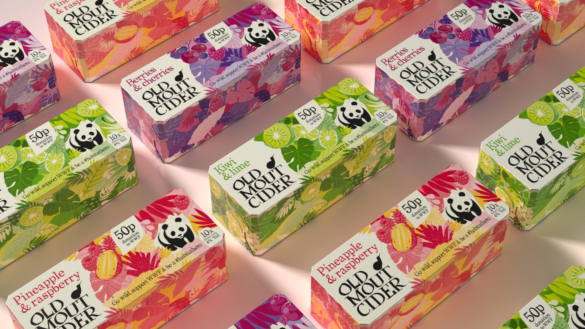 OldMou苹果酒的限量版包装这样设计在货架上脱颖而出(图5)