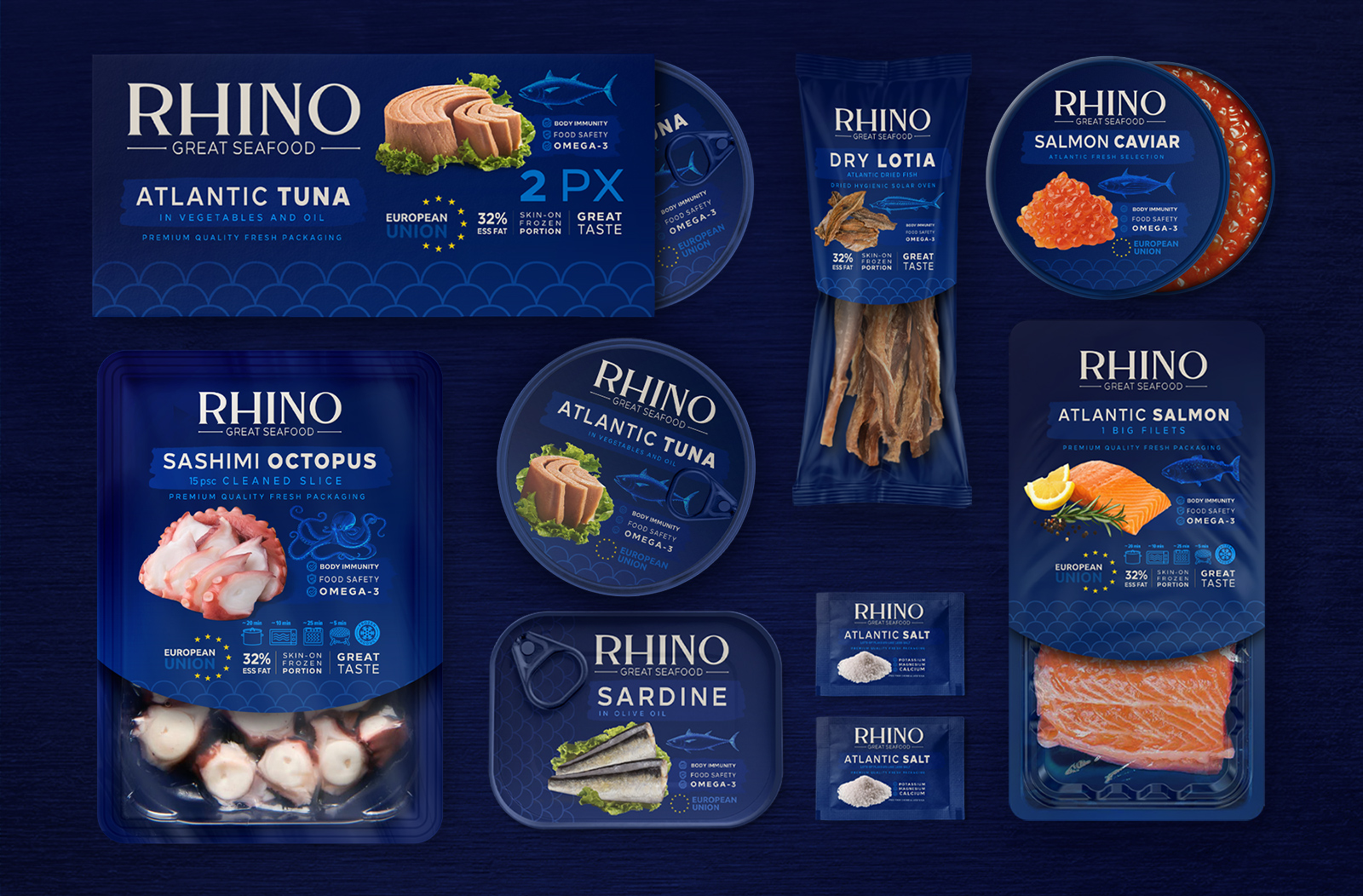 海鲜产品品牌视觉包装设计这样做(图1)