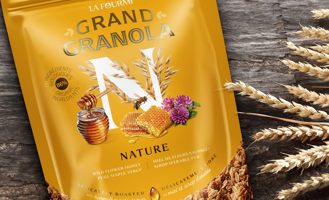 Grand Granola 麦片系列产品包装设计(图4)