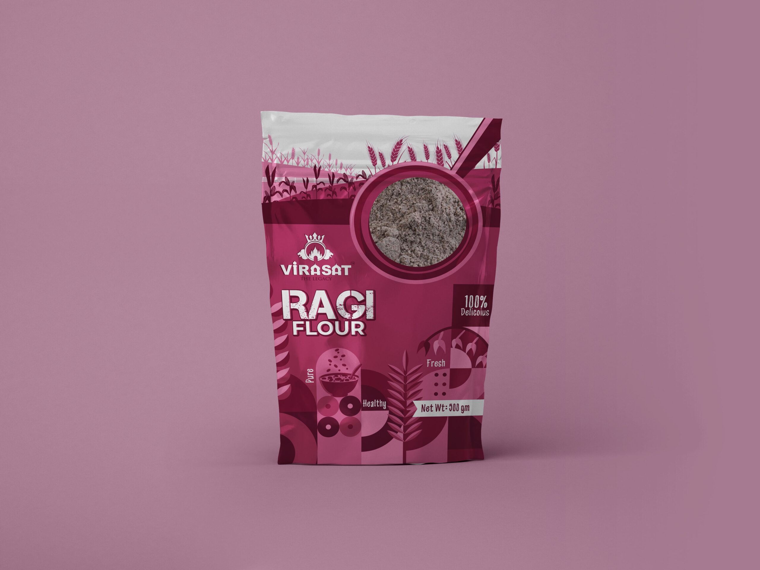 简单独特的优质面粉袋包装这样设计(图4)