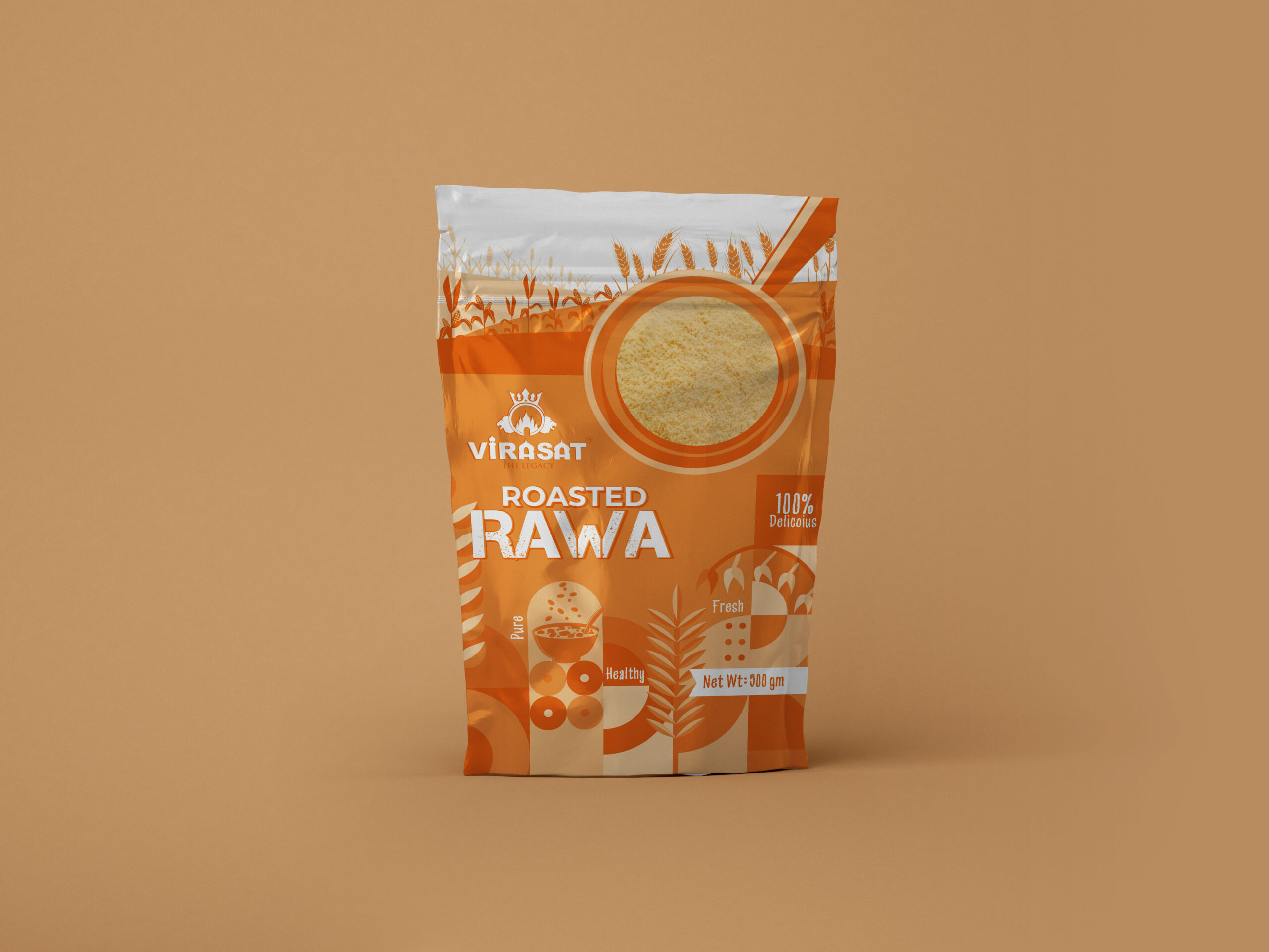 简单独特的优质面粉袋包装这样设计(图2)