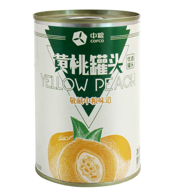 灌装黄桃罐头包装设计作品欣赏(图1)