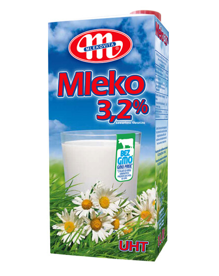 进口全脂纯牛奶包装盒设计作品欣赏(图1)