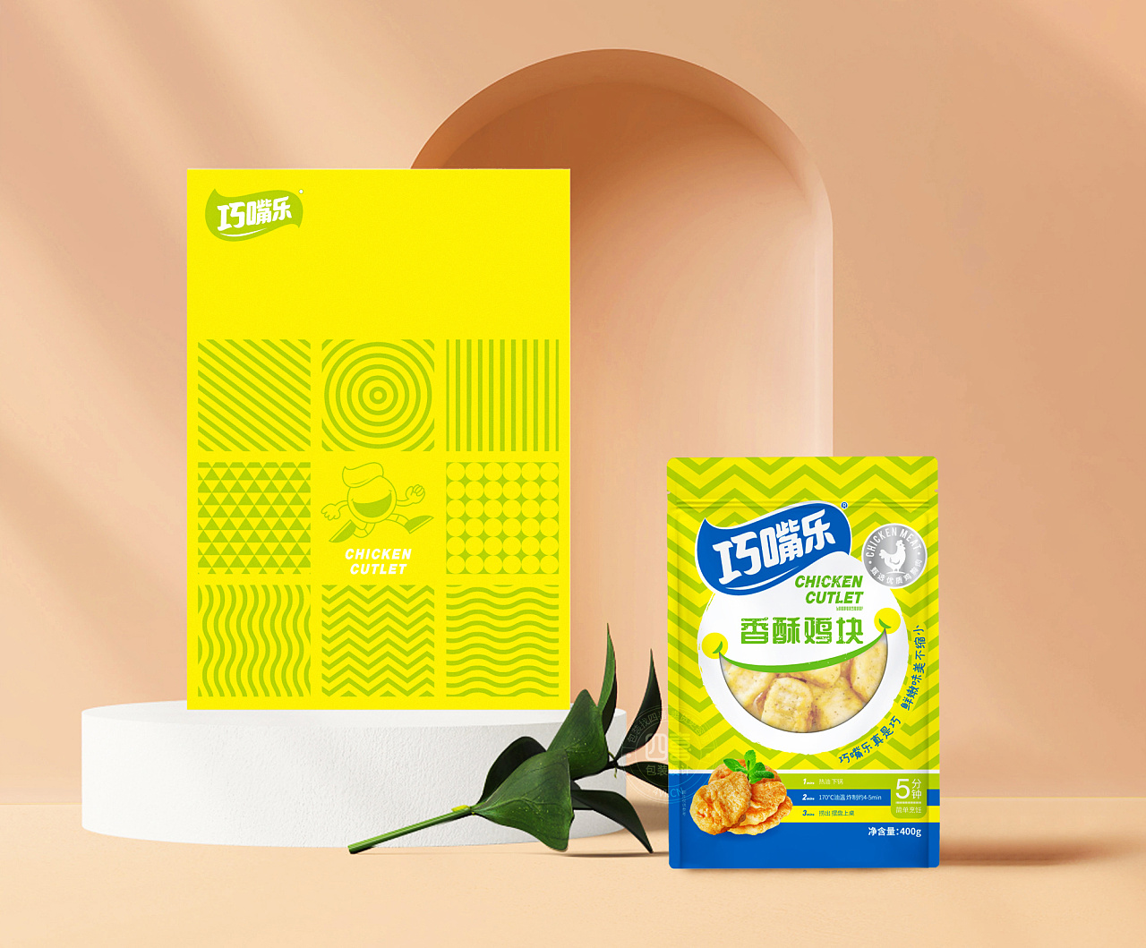 鸡米花包装设计怎么做销量高(图1)