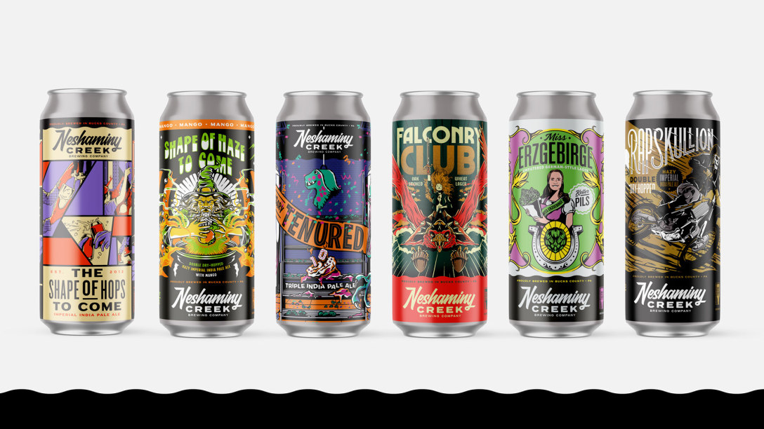 潮流易拉罐啤酒包装设计欣赏(图1)