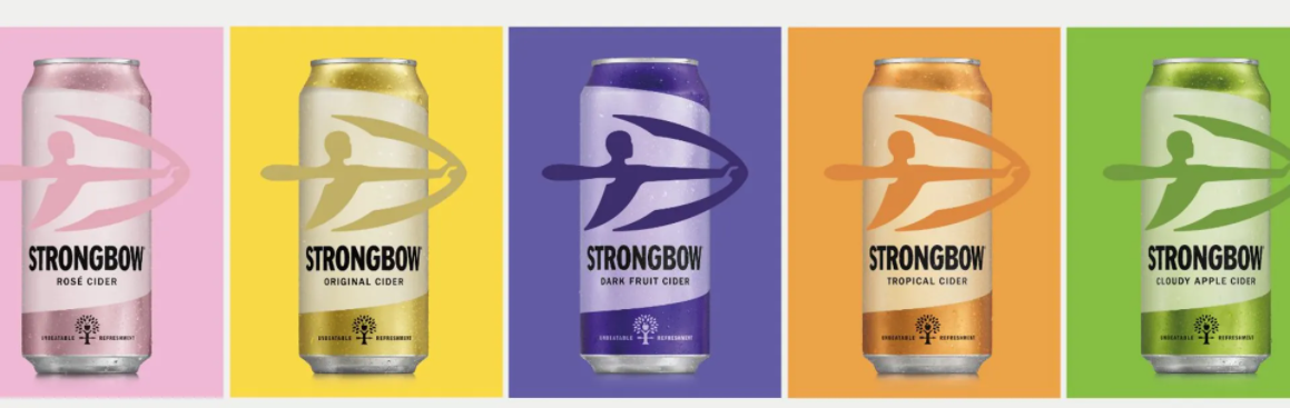 灌装系列干苹果酒包装设计欣赏(图1)