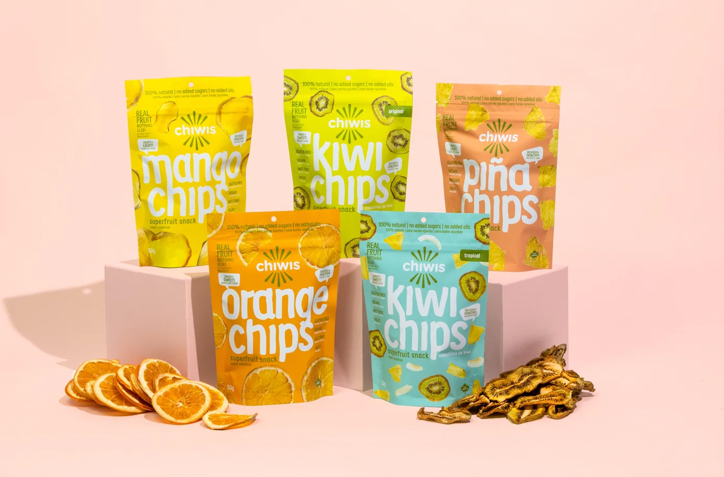 明亮有趣的水果片包装袋设计欣赏(图1)