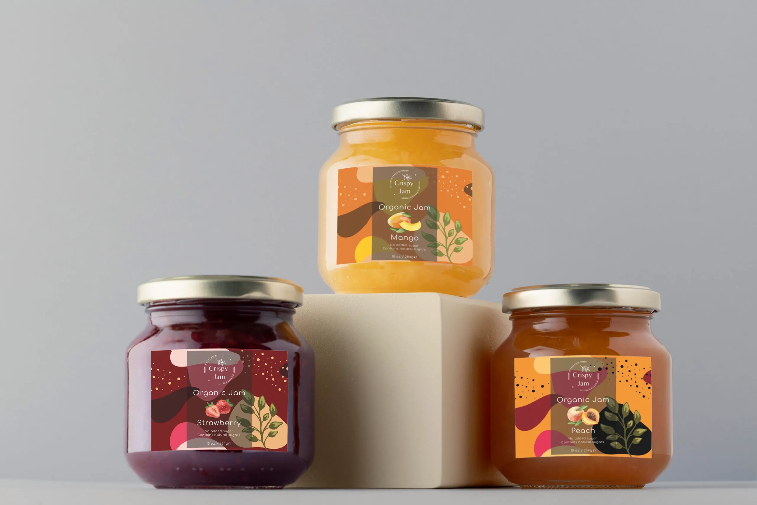 有机果酱包装瓶设计怎么做销量高(图1)