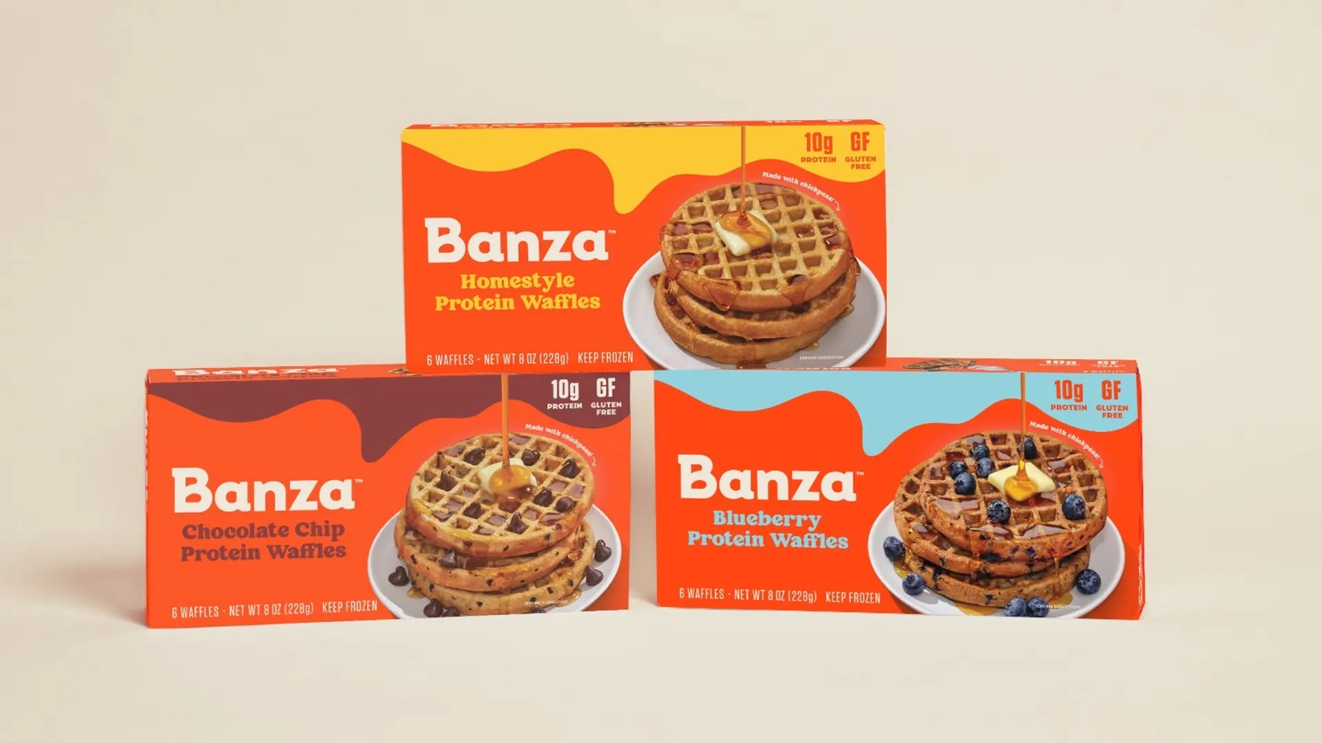 美味诱人的华夫饼外包装盒设计(图1)