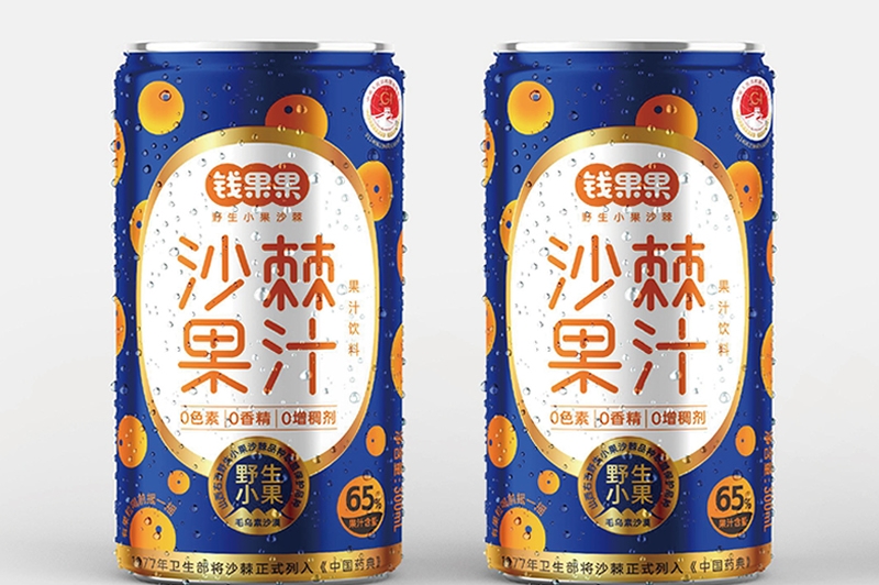 钱果果野生小果沙棘品牌包装策划设计