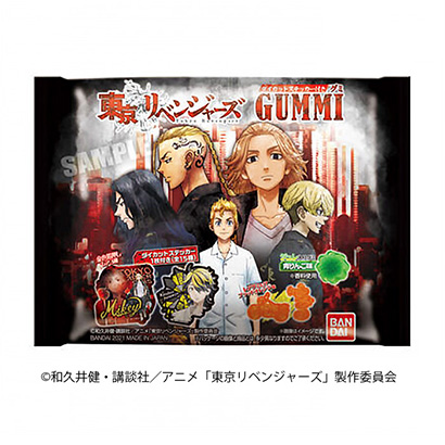 东京复仇者橡皮糖万代点心包装设计(图1)