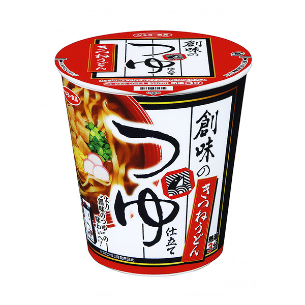 创味的汤汁制作狐狸乌冬面包装设计欣赏(图1)