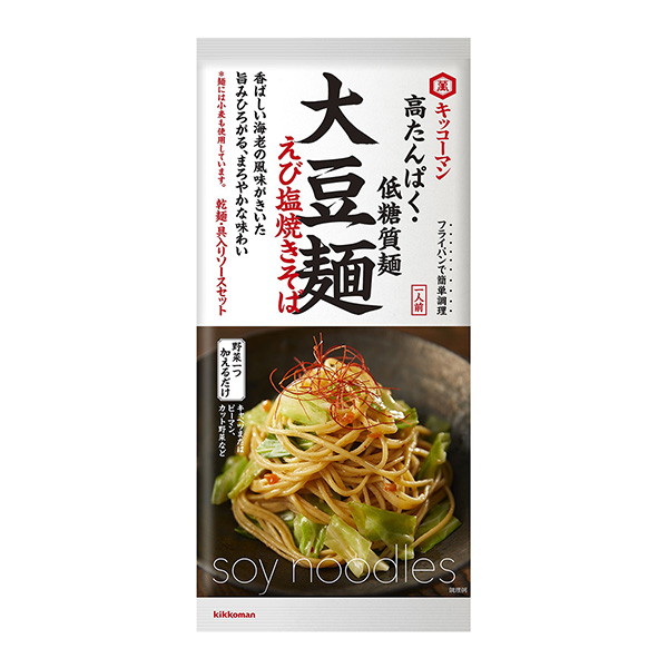 基考曼大豆面虾盐炒面包装设计欣赏(图1)