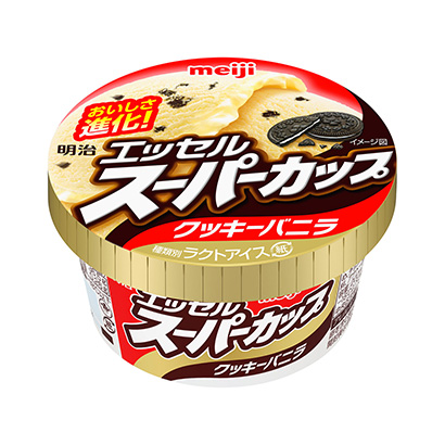 明治埃塞尔超级杯饼干香草明治冰淇淋类包装设计(图1)