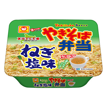 麻辣炒面便当葱咸味东洋水产面类包装设计(图1)