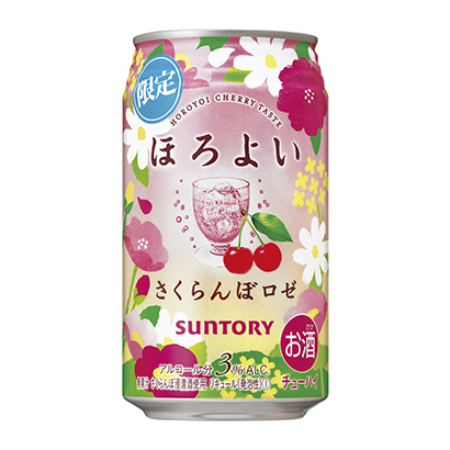 微好的樱桃零三得利·斯皮里兹酒类包装设计(图1)