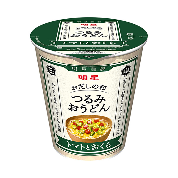 明星汤汁的和鹤乌冬面西红柿和骆驼明星食品包装设计(图1)