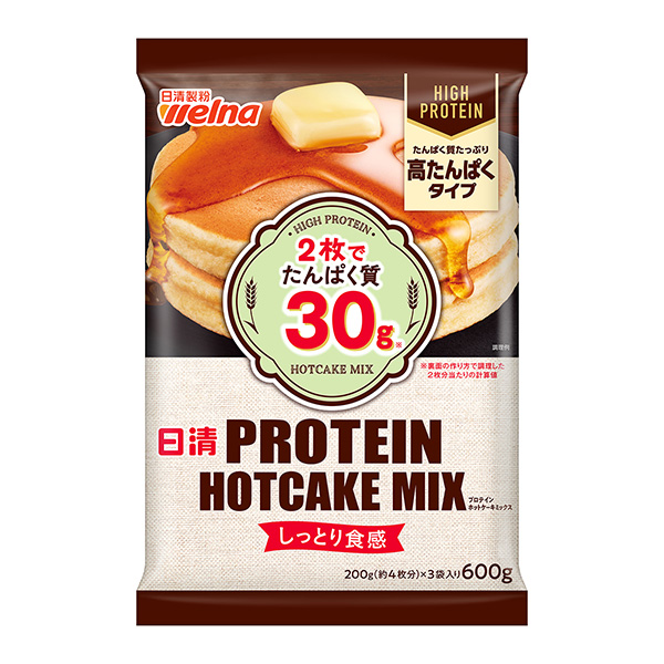 日清PROTEIN HOTCAKE MIX包装设计欣赏(图1)