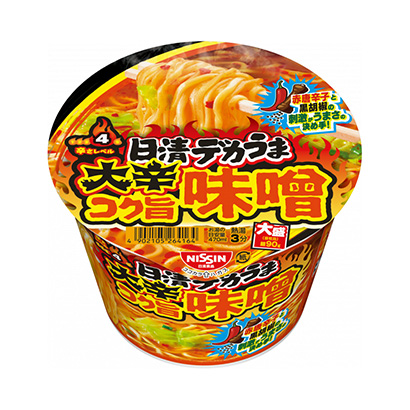 日清大咖美味大辛醇厚味增日清面类包装设计(图1)