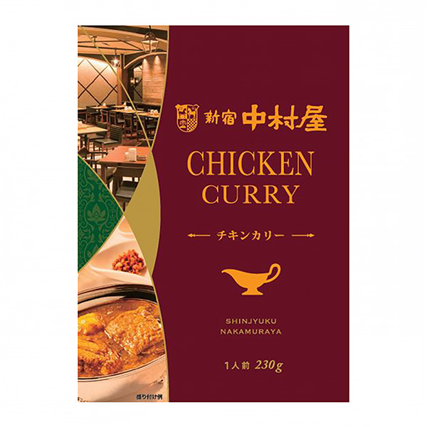 新宿中村屋鸡卡里中村屋食品饮料包装设计(图1)