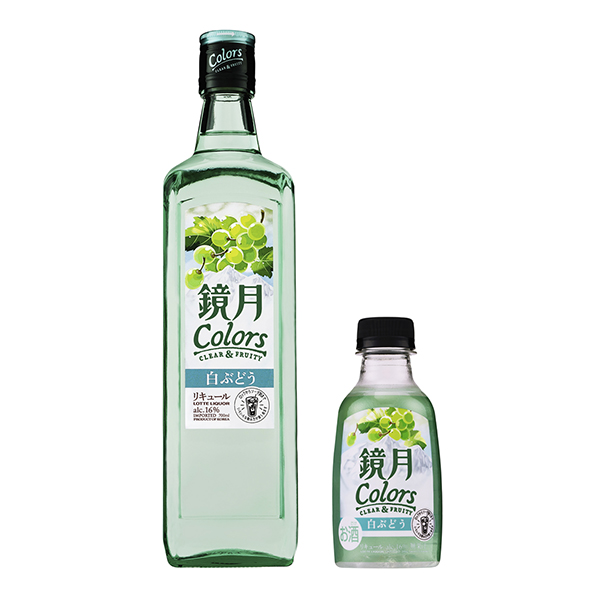 包装设计欣赏镜月Colors ＜白葡萄＞ (三得利) 2024年10月22日发售(图1)